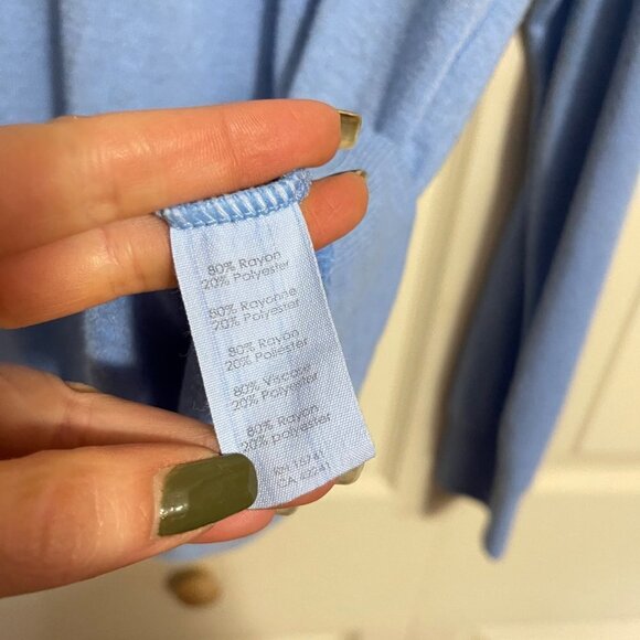 PJ Salvage Light Blue Sweatshirt - Picture 6 of 8